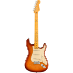 Fender American Professional II Stratocaster Sienna Sunburst MN elektrische gitaar met koffer