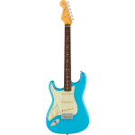 Fender American Professional II Stratocaster LH Miami Blue RW linkshandige elektrische gitaar met koffer
