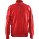 Blaklader Sweatshirt met halve rits zonder zakken 3369 - rood