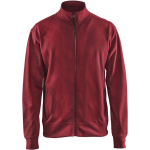 Blaklader Sweatshirt met one way rits zonder zakken 3371 - rood