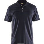 Blaklader Poloshirt korte mouw knoopsluiting 3389 - marineblauw/zwart