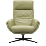 Trendhopper Fauteuil Thomas Base A - Semi Olive split - Orion Base Black - Groen