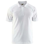 Blaklader Poloshirt Piqué 3324 - kraag met knopen - wit
