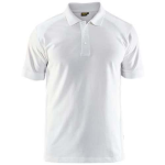 Blaklader Poloshirt Piqué 3324 - kraag met knopen - wit