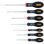 Stanley Set van 7 schroevendraaiers Fat Max® - Zwart