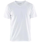 Blaklader T-Shirt V-hals 3360 - wit