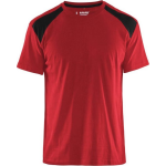 Blaklader T-shirt Bi-Colour 3379 - rood/zwart