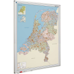 Smit Visual Wegenkaart Nederland, magnetisch, 120 x 90 cm
