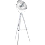 EGLO - Covaleda Vloerlamp 1-lichts Wit Chroom Zilve