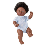 Berjuan Babypop Newborn Afrikaans 38 Cm Jongen