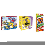 Hasbro Spellenbundel - 3 Stuks - Wie Is Het? & Dobble Classic & Skip-bo