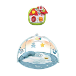 Chicco Bundel - Speelkleed - Babygym Kleurenplezier - Blauw & Puzzel - 2-in-1 Huispuzzel - Roze