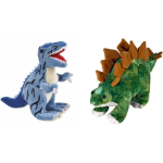 Setje Van 2x Knuffel Dinosaurussen T-rex En Stegosaurus - Knuffeldier