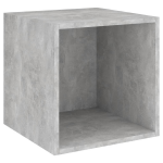 Vidaxl Wandkast 37x37x37 Cm Spaanplaat Beton - Grijs