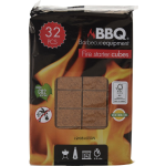 BBQ Collection Aanmaakblokjes Voor Openhaard & Bbq - 32 Stuks - Bruin