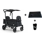 Kettler Compact - Duo Bolderwagen - Buggy - Duo Kinderwagen Incl Regenhoes - Zwart