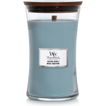 Woodwick Hourglass Large Geurkaars - Seaside Neroli - Blauw
