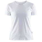 Blaklader T-Shirt Dames 3304 - ronde hals - wit