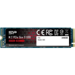 Silicon Power Ace-A80-SSD-PCIe Gen 3x4-256GB-PCIe Gen3 x 4 & NVMe 1.3 / SLC cache / DRAM cache - Max 3400/3000 Mb/s