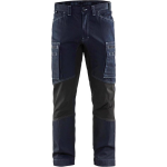 Blaklader Service Werkbroek Denim stretch 1459 - marineblauw/zwart