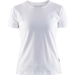 Blaklader T-Shirt Dames 3304 - ronde hals - wit