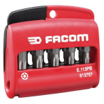 Facom Cassette met schroefbits - Set resistorx 10 stuks