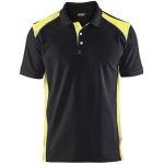 Blaklader Poloshirt Piqué 3324 - kraag met knopen - High Vis geel