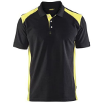 Blaklader Poloshirt Piqué 3324 - kraag met knopen - High Vis geel