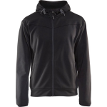 Blaklader Hoodie met rits 3363 - zwart/donkergrijs