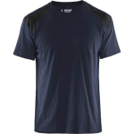 Blaklader T-shirt Bi-Colour 3379 - marineblauw/zwart