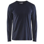 Blaklader T-shirt lange mouw 3314 - ronde hals - donker marineblauw