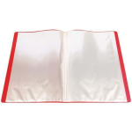 Elami Showalbum polypropyleen, 100 stuks A4 - - Rood