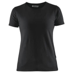 Blaklader T-Shirt Dames 3304 - ronde hals - zwart