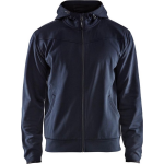 Blaklader Hoodie met rits 3363 - marineblauw/zwart