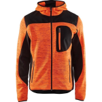 Blaklader Vest Gebreid met softshell High Vis 4930 - oranje/zwart