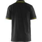 Blaklader Poloshirt korte mouw knoopsluiting high Vis 3389 - zwart/fluo geel
