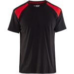 Blaklader T-shirt Bi-Colour 3379 - zwart/rood