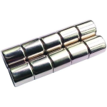 Manutan Extra sterke magneet - 10 mm set van 10 -