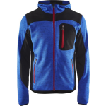 Blaklader Vest Gebreid met softshell High Vis 4930 - korenblauw/zwart