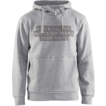 Blaklader Sweatshirt Hooded Limited "Stick to the Rules" 9173 - Mêlee - Grijs