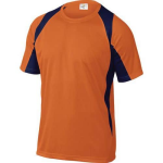 Deltaplus Werkshirt Bali -/blauw - Oranje