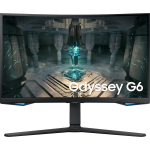 Samsung - Monitor PC Curvo Gaming 27" Odyssey Smart G65B, 250 Hz, QHD, AMD FreeSync Premium Pro - Zwart