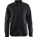 Blaklader Overhemd Twill 3297 - drukknopen - zwart