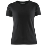 Blaklader T-Shirt Dames 3304 - ronde hals - zwart