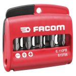 Facom Cassette met schroefbits - Gemengd 10 stuks