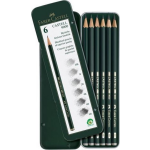 Faber Castell Potlood 9000 Bliketui A 6 - Wit