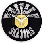 Yesterdays Vinyl Klok Shrooms 30 Cm - Zwart