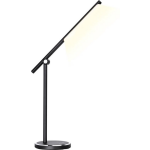 BES LED Led Tafellamp - Aigi Libo - 8w - Usb Oplaadfunctie - Aanpasbare Kleur - Dimbaar - Rechthoek - Mat - Aluminium - Zwart