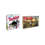 Hasbro Spellenbundel - Bordspellen - 2 Stuks - Twister & Risk