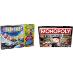 Hasbro Spellenbundel - Bordspellen - 2 Stuks - Levensweg Elektronisch Bankieren & Monopoly Valsspelerseditie